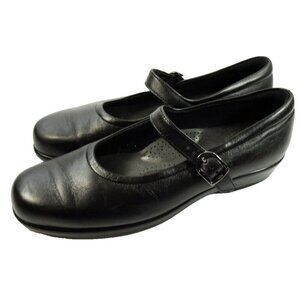 Tripad Sas Womens Size 7 N Narrow Mary Jane Black Dress Shoes Strap Made in USA